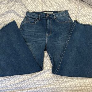 Tractr High Rise Wide Leg Jeans Size 27